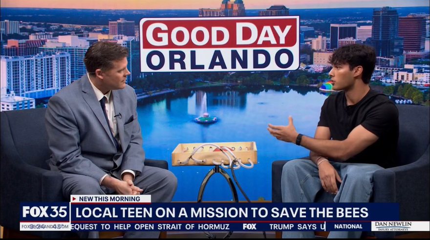 Interviewed on Good Day Orlando about the Mite Blower