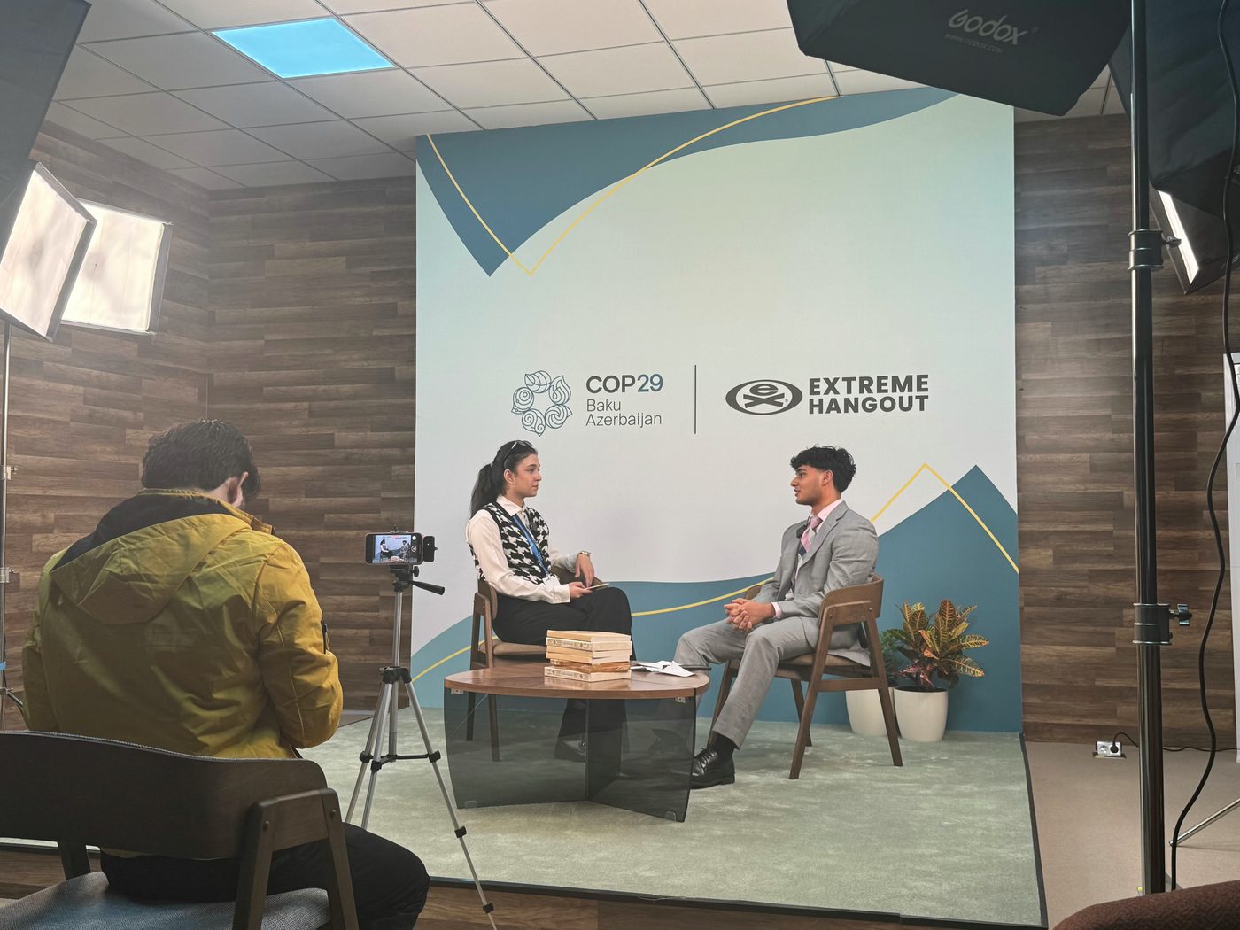 COP29 interview set