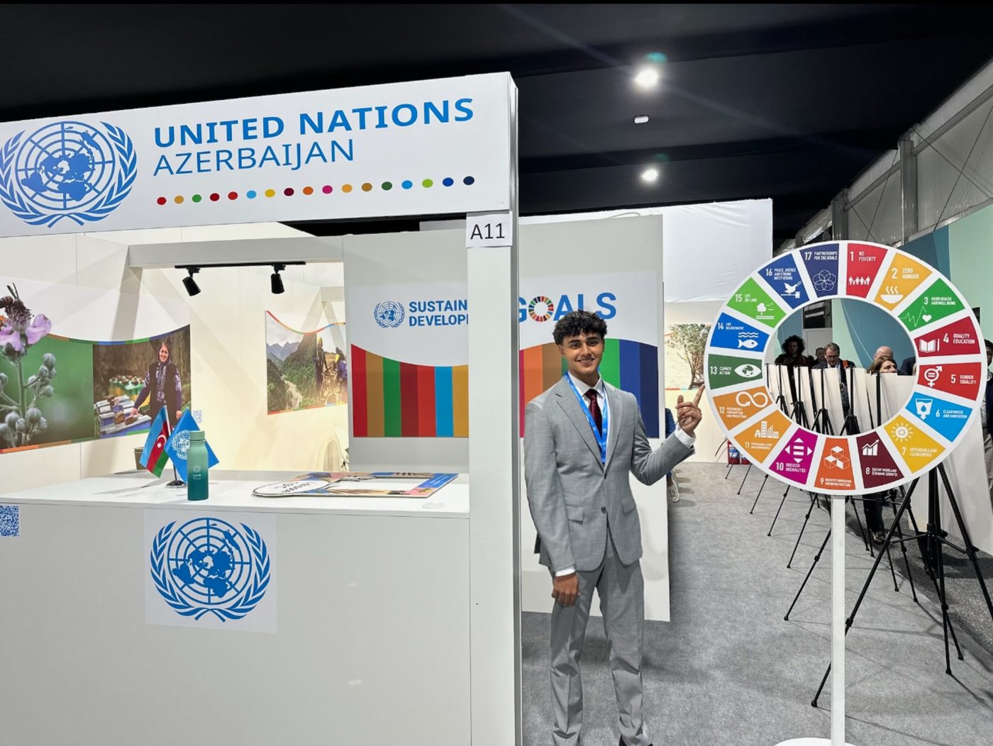UN Azerbaijan booth at COP29