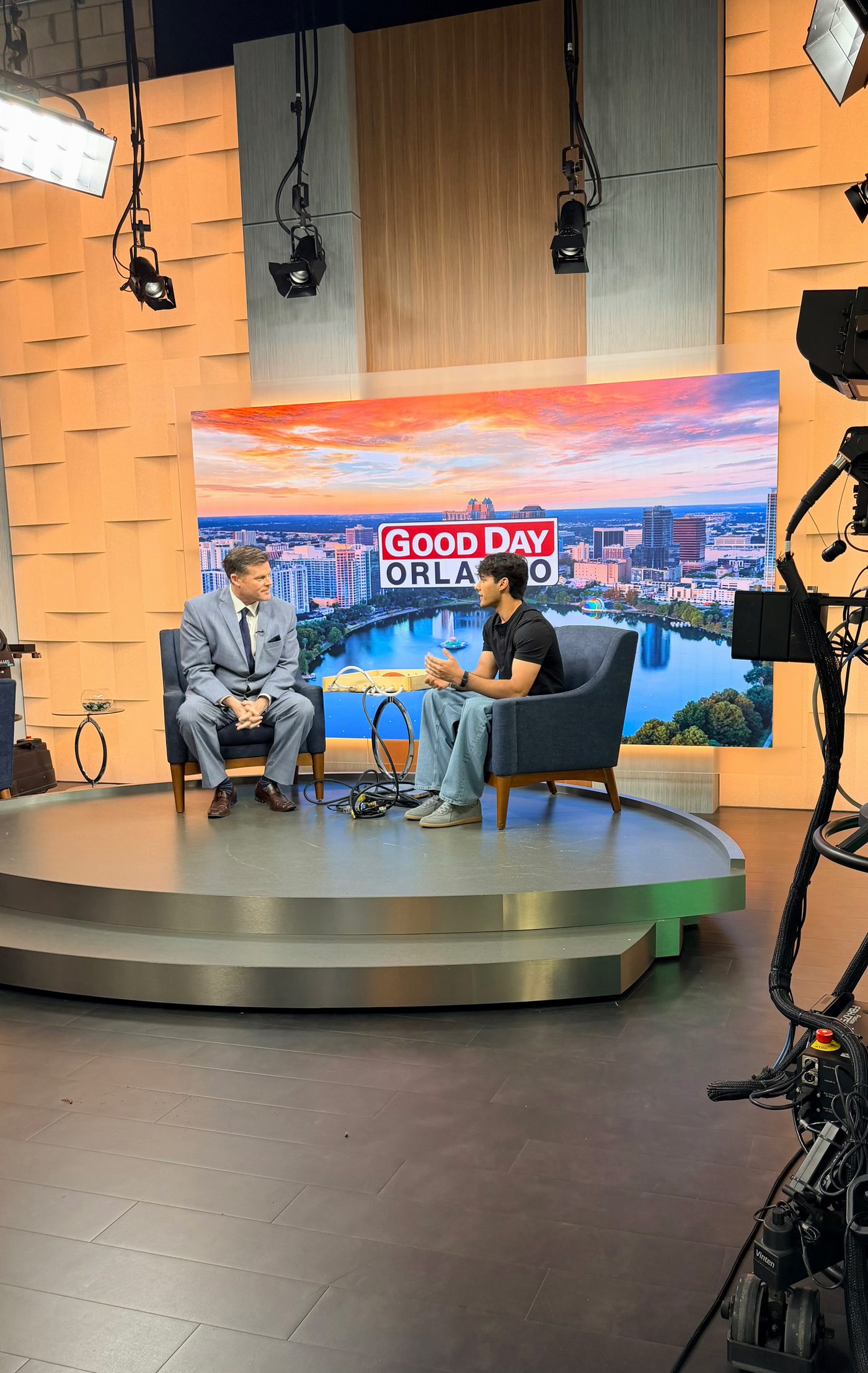 On the Good Day Orlando set