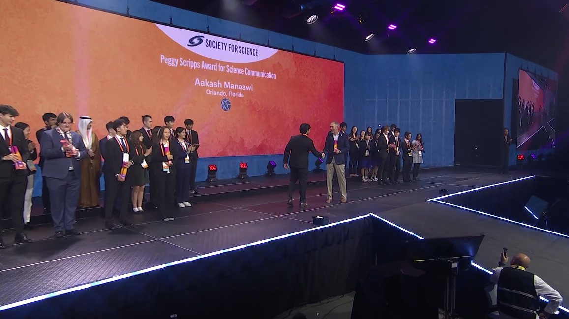 Crossing the ISEF stage