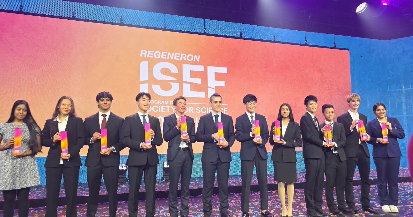 Grand award winners at Regeneron ISEF